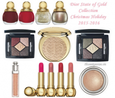 Рождественская коллекция макияжа Dior State of Gold Collection Christmas Holiday 2015-2016