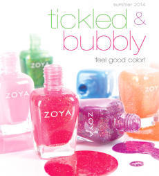 Летняя коллекция Zoya Tickled & Bubbly Summer Collection 2014