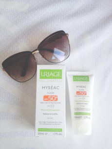 Солнцезащитный флюид для лица SPF 50 из серии Hyseac от Uriage