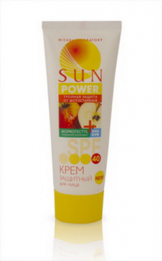 Защитный крем для лица SUN POWER SPF-40 от Michel Laboratory