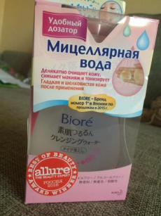 Мицеллярная вода от Biore
