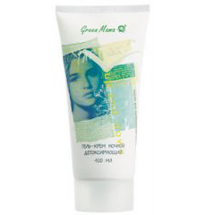 Гель-крем для лица витаминный - ночной - детоксирующий от Green Mama