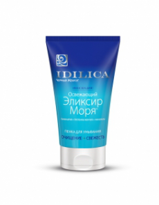 Пенка для умывания IDILICA 26+ "Освежающий эликсир моря" от Черный жемчуг