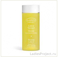 Тонизирующий лосьон с ромашкой для нормальной/сухой кожи Toning Lotion With Camomile от Clarins