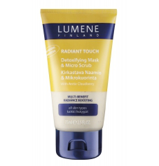 Средство 2в1: Детокс-маска и деликатный скраб для лица Radiant Touch от Lumene