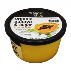Пилинг для тела с папайей от Organic Shop