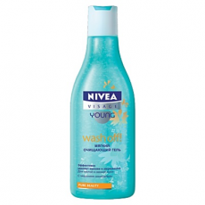 Мягкий очищающий гель для лица WASH OFF от Nivea