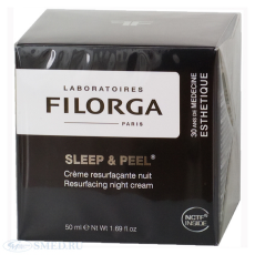 Ночной разглаживающий крем "Sleep & peel" от Filorga