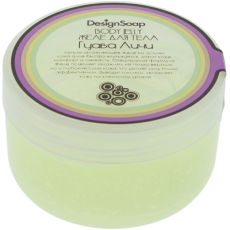 Супер увлажняющее желе для тела "Guava – Litchi / Гуава – Личи" от Design Soap