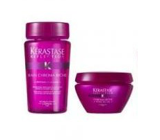 Шампунь и маска для волос из серии Reflection - Bain Chroma Riche от Kerastase