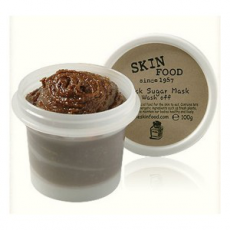 Сахарная скраб-маска для лица Black Sugar Mask Wash Off от Skinfood