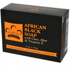 Африканское черное мыло African Black Soap Bar от Nubian Heritage
