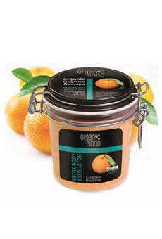 Очищающий скраб для тела "Сахарный мандарин" от Organic Shop