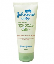 Крем детский увлажняющий «Нежность природы» от Johnson's baby