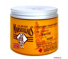 Питательная маска для сухих волос с маслом карите и медом от Le Petit Marsellais