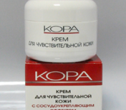 Крем для чувствительной кожи от КОРА 