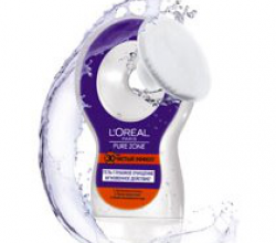 Гель для умывания глубокое очищение Pure Zone от L'Oreal