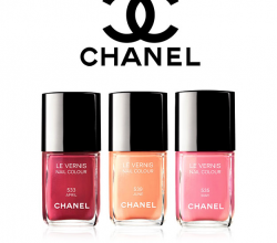 Лаки для ногтей Harmonie De Printemps (оттенки № 533 April,  539 June, 535 May) от Chanel