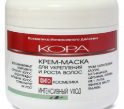 Крем-маска для укрепления и роста волос от КОРА (1)