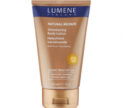 Лосьон для тела с эффектом мерцания Natural Bronze Shimmering Body Lotion от Lumene