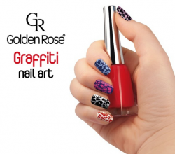 Лак-кракелюр №05 Graffiti nail art от Golden Rose