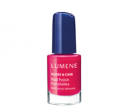 Лак для ногтей с минеральным комплексом Gloss & Care (оттенки № 6 Arctic Sky, № 8 Full of Berries) от Lumene