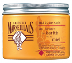 Питательная маска для очень сухих волос с маслом карите и медом от Le Petit Marsellais