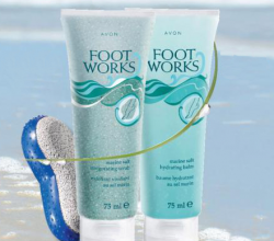 Увлажняющий бальзам для ног с морской солью от Avon