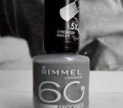 Лак для ногтей 60 seconds (оттенок № 805 Gray Matter) от Rimmel