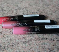 Лаковая губная помада Apocalips (оттенки № 101 Celestial, № 201 Solstice, № 401 Aurora) от Rimmel