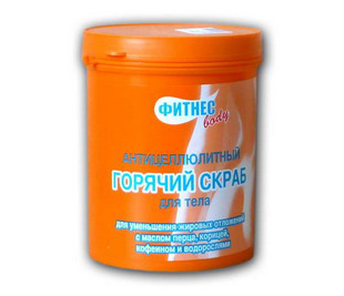 Антицеллюлитный горячий скраб для тела Фитнес-body от Floresan