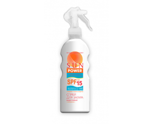 Водостойкий спрей для загара Sun Power SPF 15 от Michel Laboratory