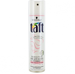 Лак для волос очень сильной фиксации Taft Sensitive от Schwarzkopf