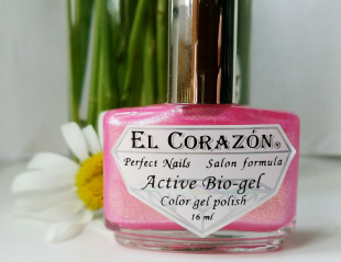 Лак для ногтей Active Bio-gel "Magic rosebud" (оттенок № 423/563) от El Corazon