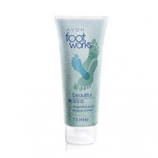 Тонизирующий скраб для ног с морской солью от Avon