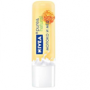 Бальзам для губ Pure&Natural Молоко и мед от Nivea