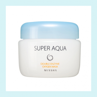 Очищающая маска для лица Super Aqua Double Enzyme Oxygen Mask от Missha