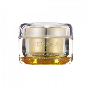 Улиточный крем для лица "Super Aqua Cell-Renew Snail Cream" от Missha