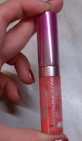 Блеск для губ Watershine (оттенок № 420 Apricot Freeze) от Maybelline