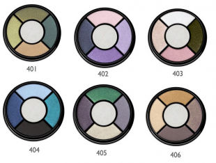 Четырехцветные тени для век Fashion Colour (оттенок № 405) от Bell