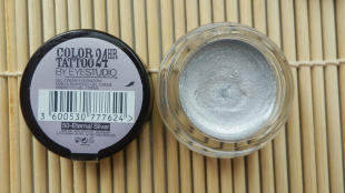 Тени для век Color Tattoo 24HR (оттенок № 50 Eternal Silver) от Maybelline