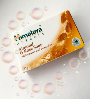 Увлажняющее мыло "Роза и миндаль" от Himalaya Herbals