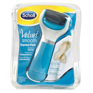 Электрическая роликовая пилка для удаления огрубевшей кожи стоп Velvet Smooth от Scholl 