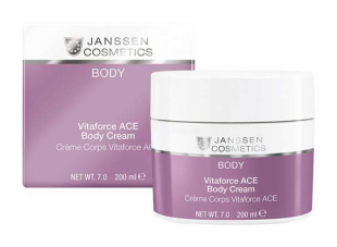 Насыщенный крем для тела с витаминами A, C, E VITAFORCE ACE BODY CREAM от Janssen Cosmetics