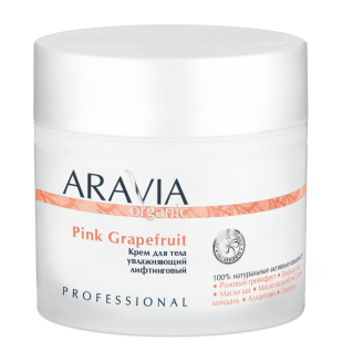 Крем для тела увлажняющий лифтинговый Pink Grapefruit из серии Organic от Aravia