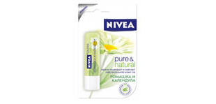 Бальзам для губ Pure&Natural от Nivea