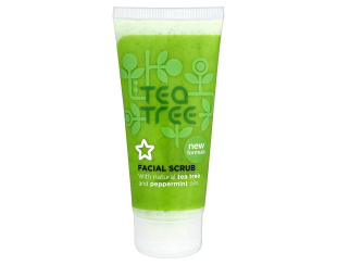 Скраб для лица Tea Tree & Peppermint от Superdrug Naturals