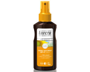 Солнцезащитный спрей для тела "Для всей семьи" SPF 15 от Lavera