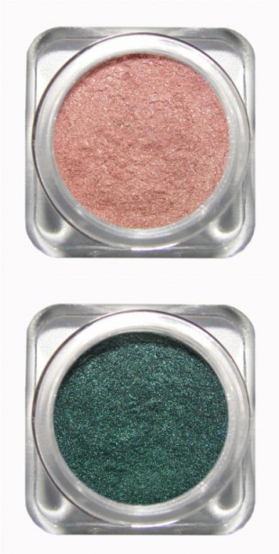 Тени Gold Salmon и Emerald от Lumiere