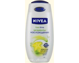 Крем-гель для душа "Моменты наслаждения" с молочком Алоэ-вера и ароматом тропических фруктов от Nivea